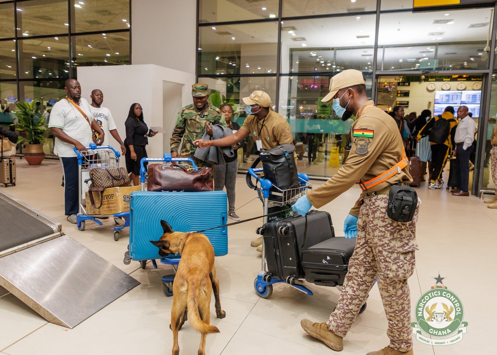 NACOC Steps Up Search Operations at Kotoka International Airport.